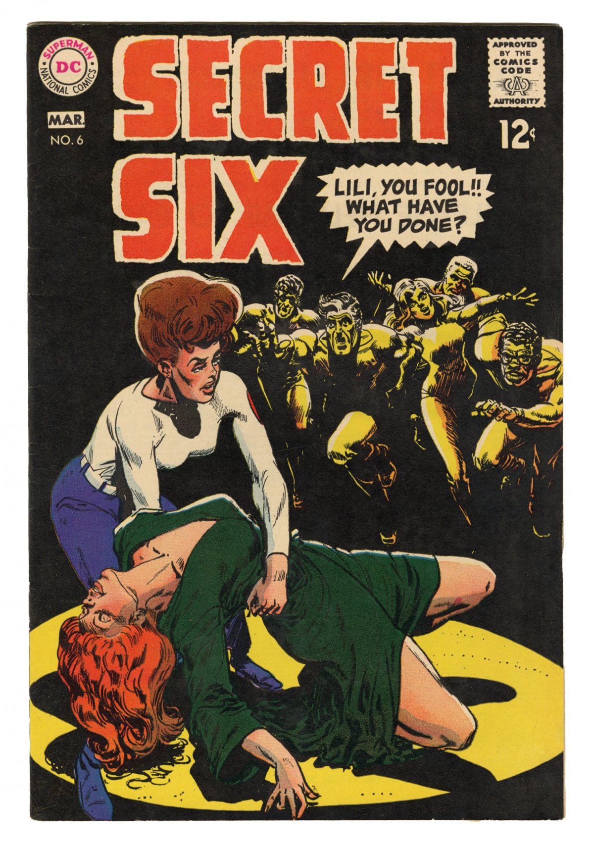 Front cover of SECRET SIX (1968-69) #6