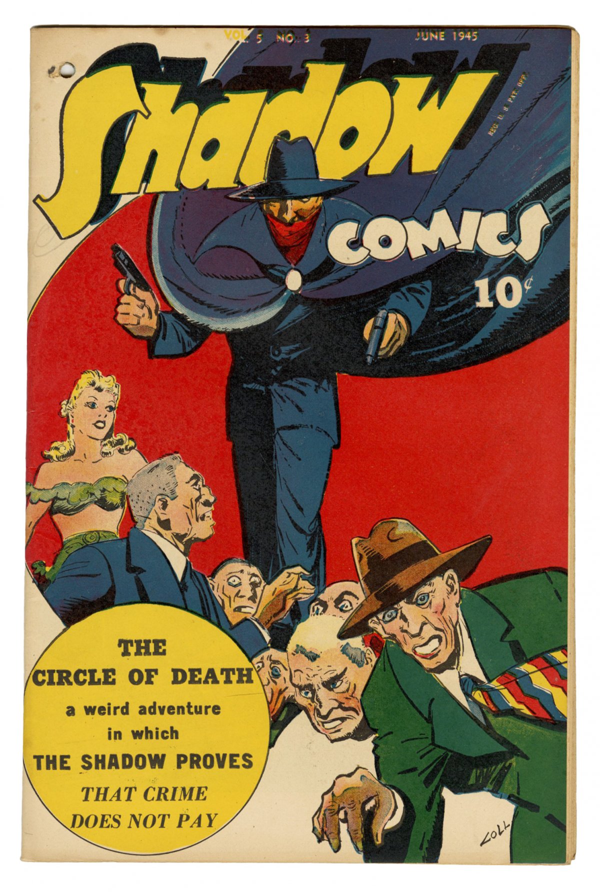 Front cover of SHADOW COMICS V5 #3
