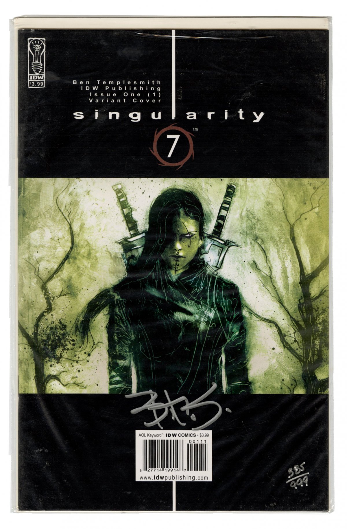 Front cover of SINGULARITY 7 (2004) #1