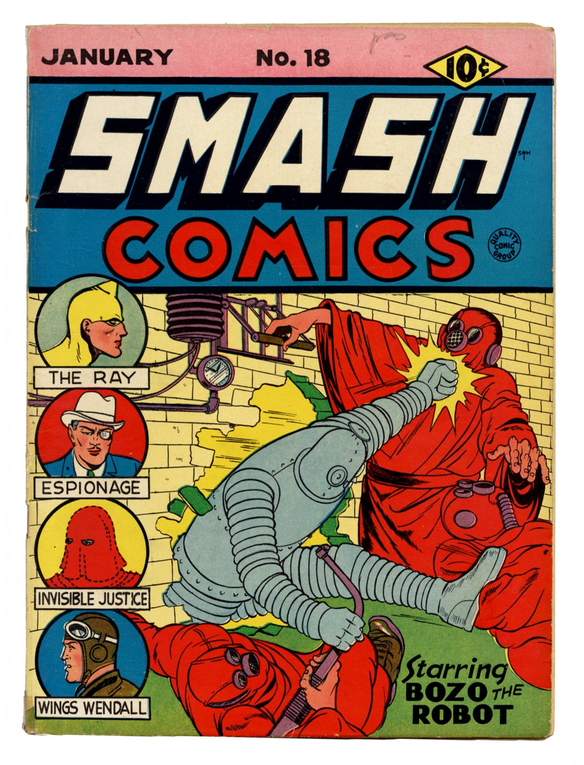 Front cover of SMASH COMICS #18