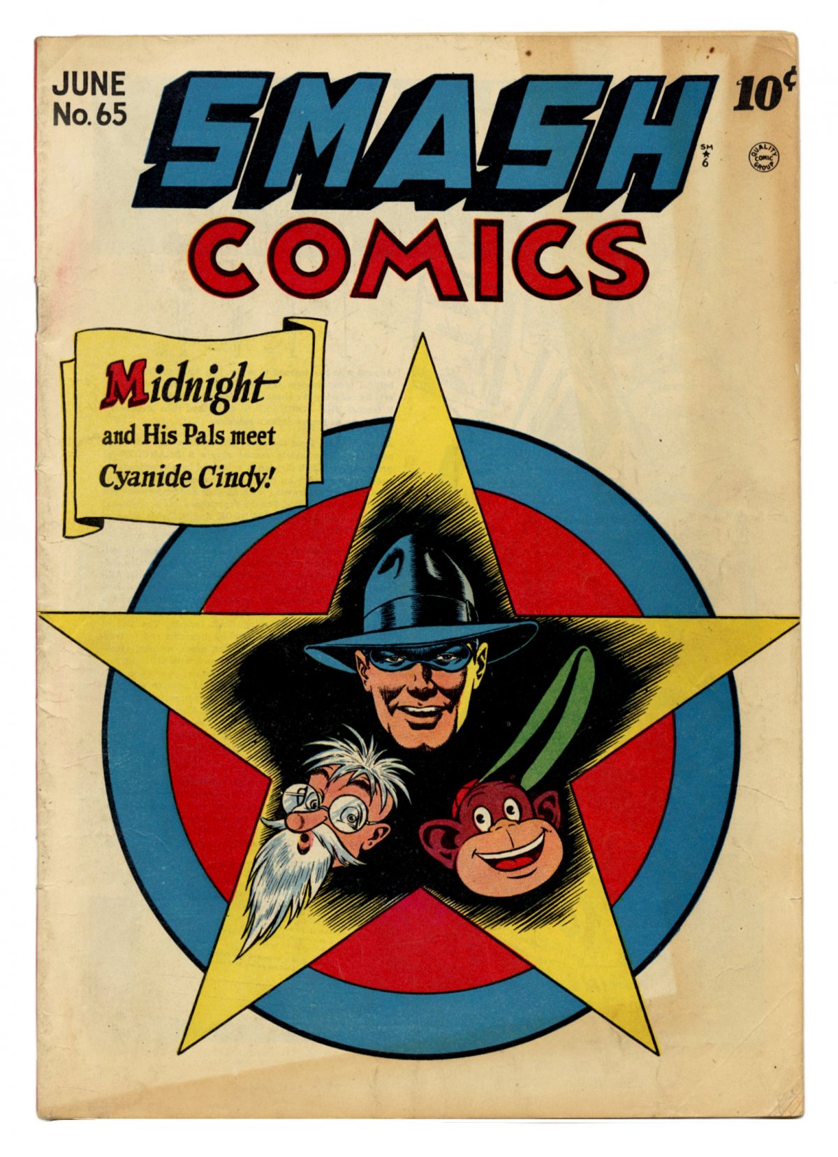 Front cover of SMASH COMICS #65