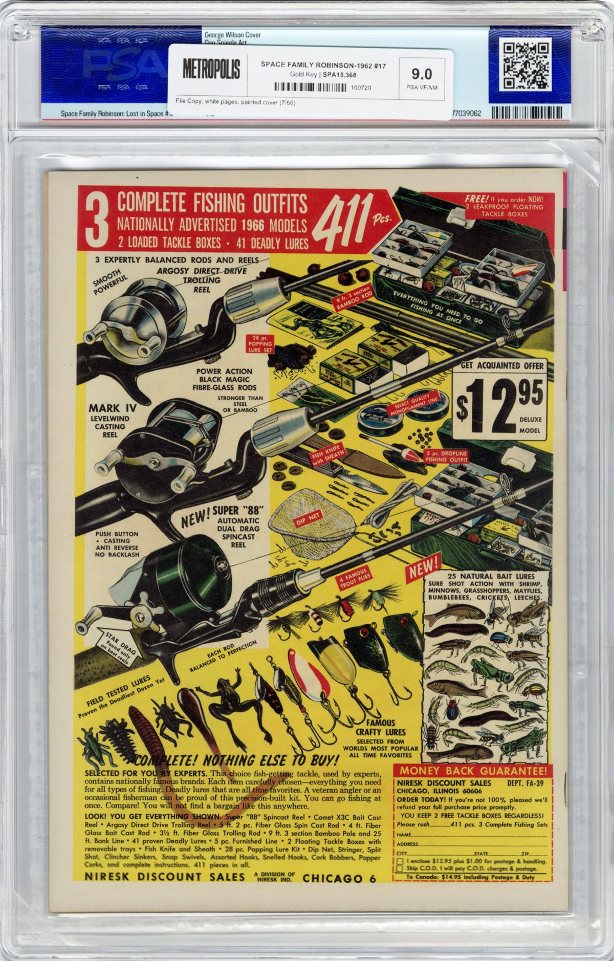 View back cover of SPACE FAMILY ROBINSON-1962 #17