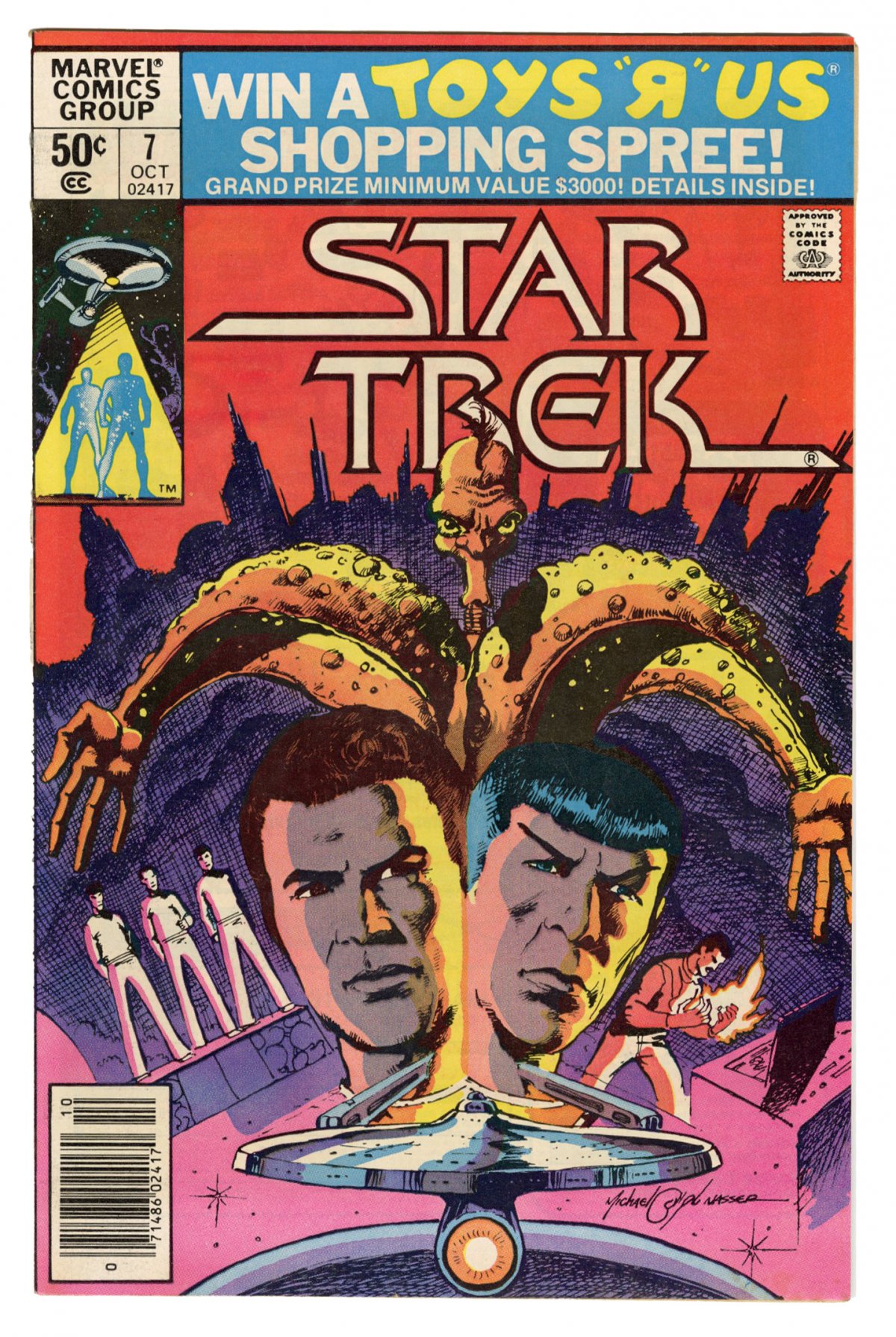 Front cover of STAR TREK (1980-82) #7