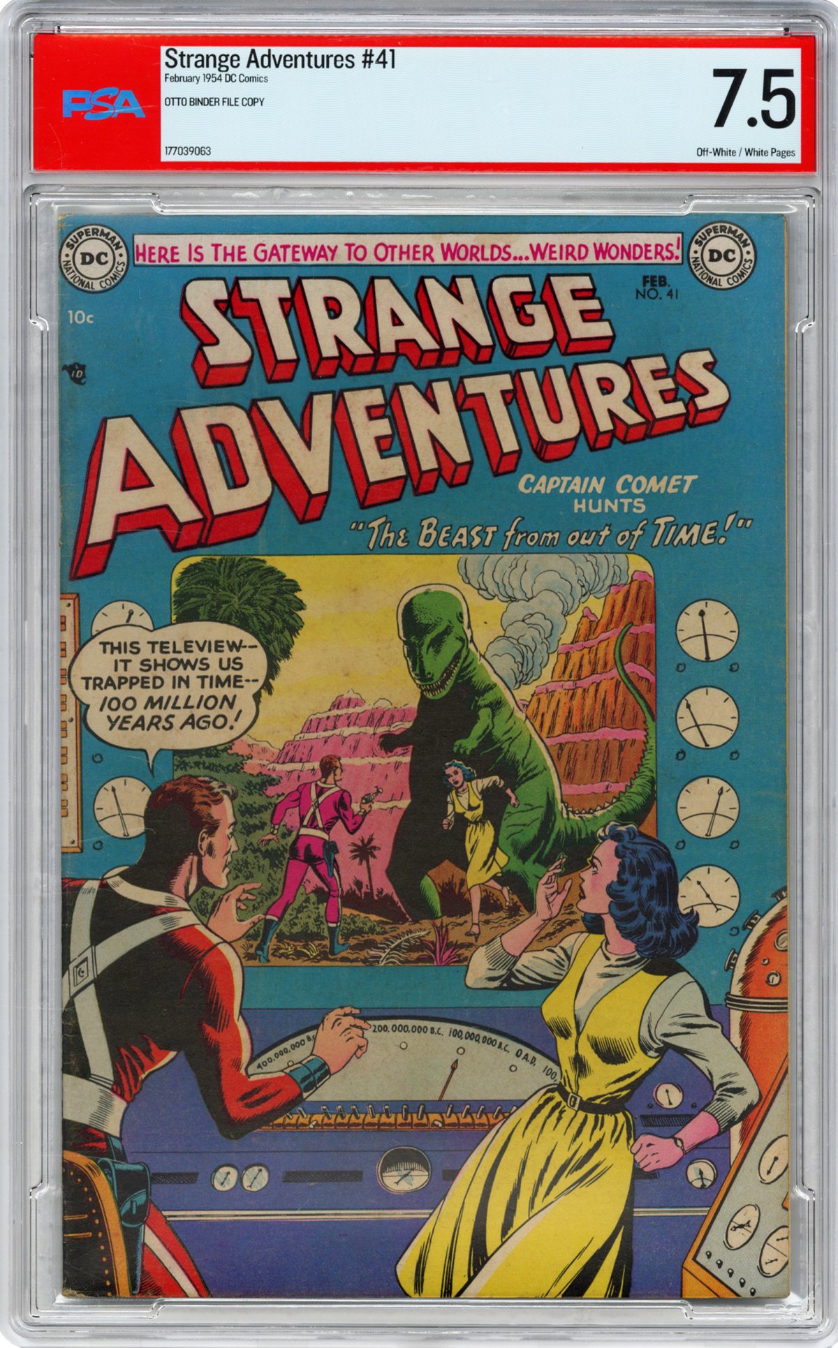 Front cover of STRANGE ADVENTURES #41