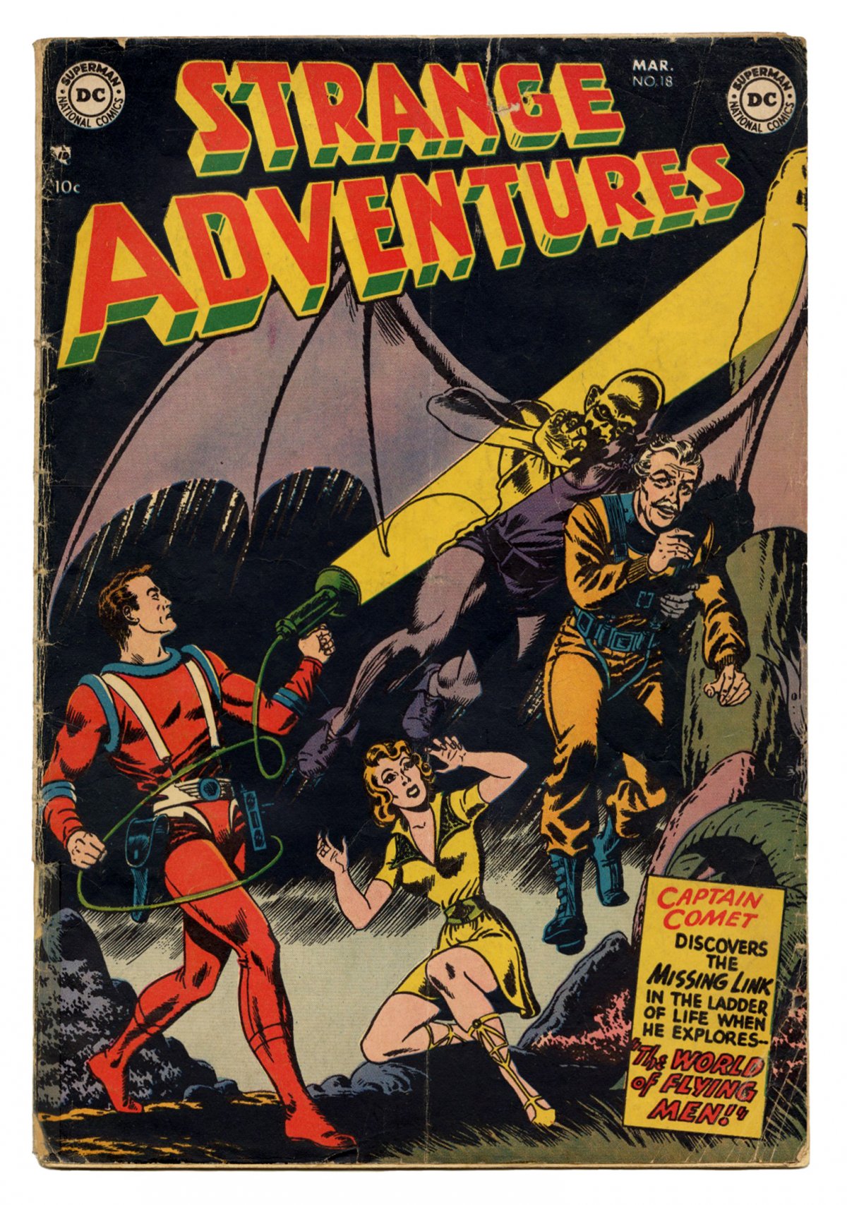 Front cover of STRANGE ADVENTURES #18