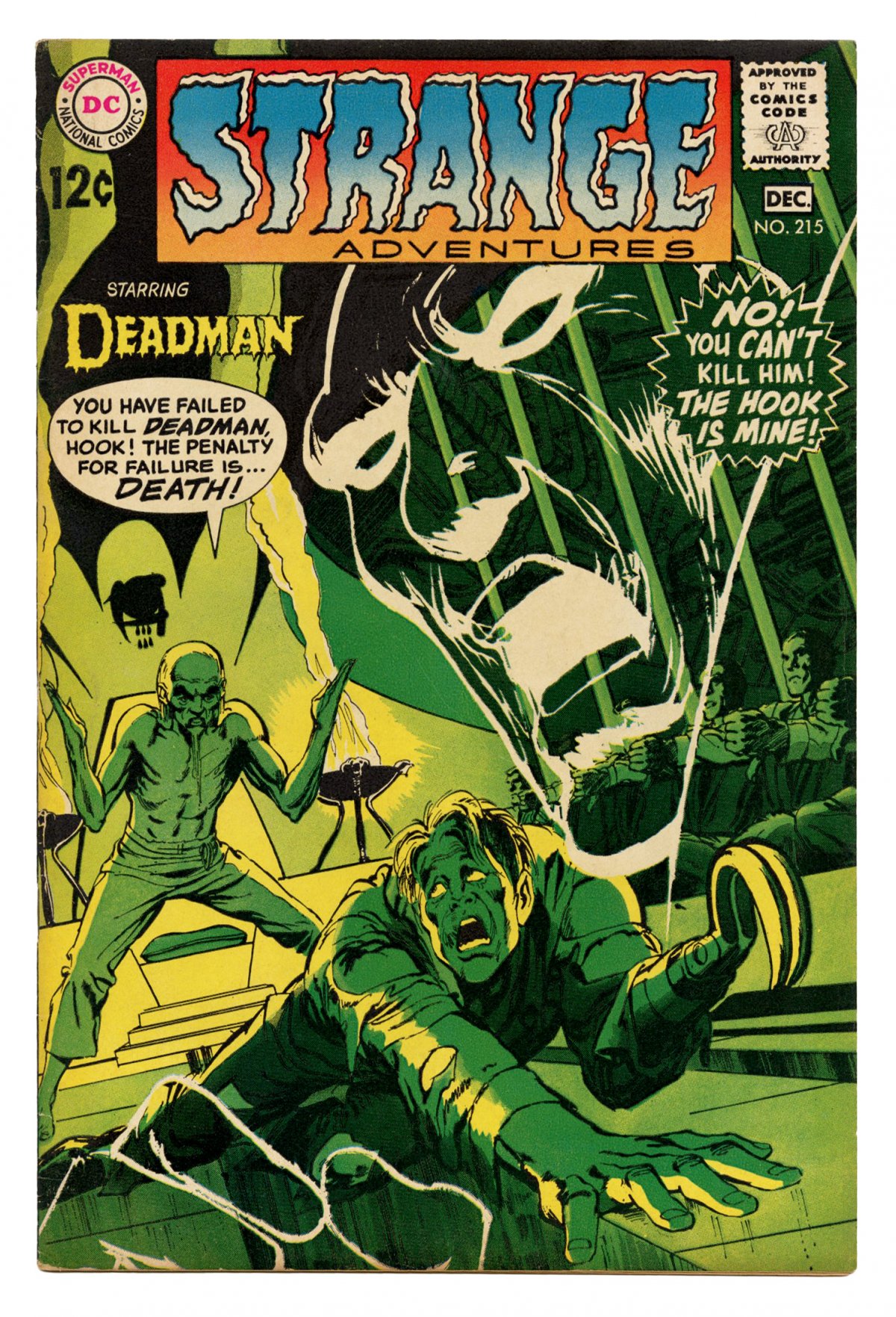 Front cover of STRANGE ADVENTURES #215