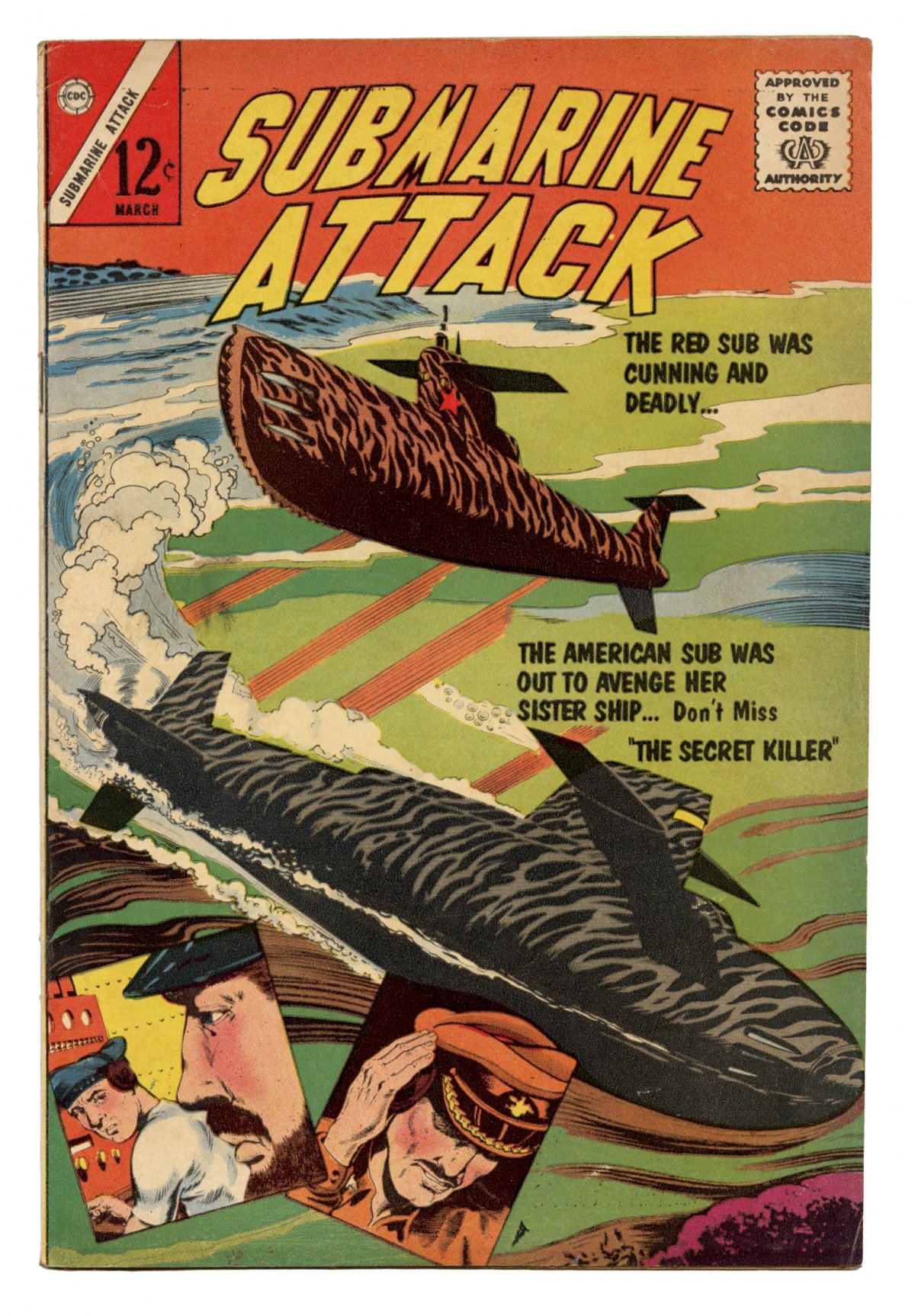 Front cover of SUBMARINE ATTACK #38