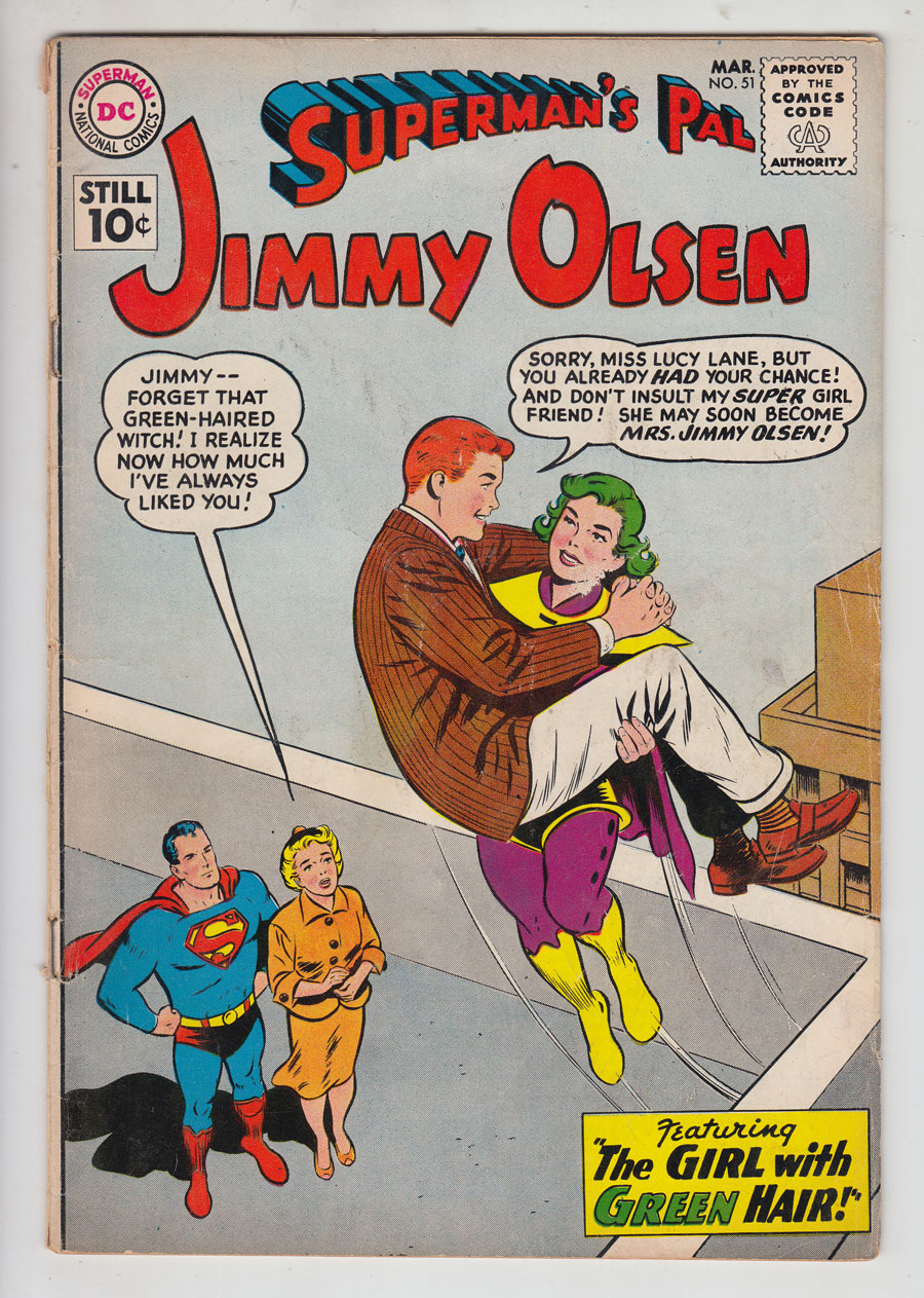 Front cover of SUPERMAN'S PAL JIMMY OLSEN (1954-74) #51