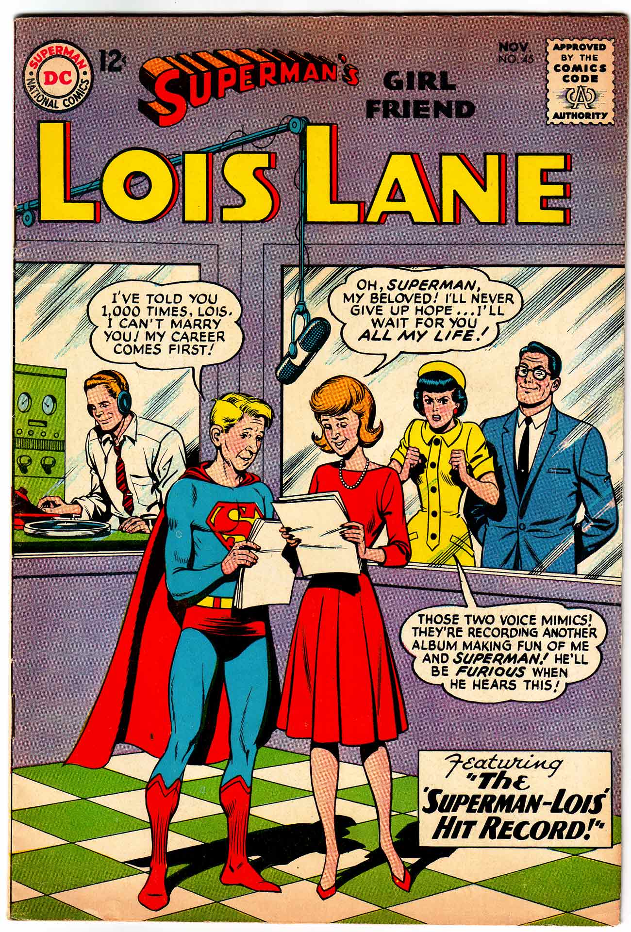 Front cover of SUPERMAN'S GIRLFRIEND LOIS LANE #45