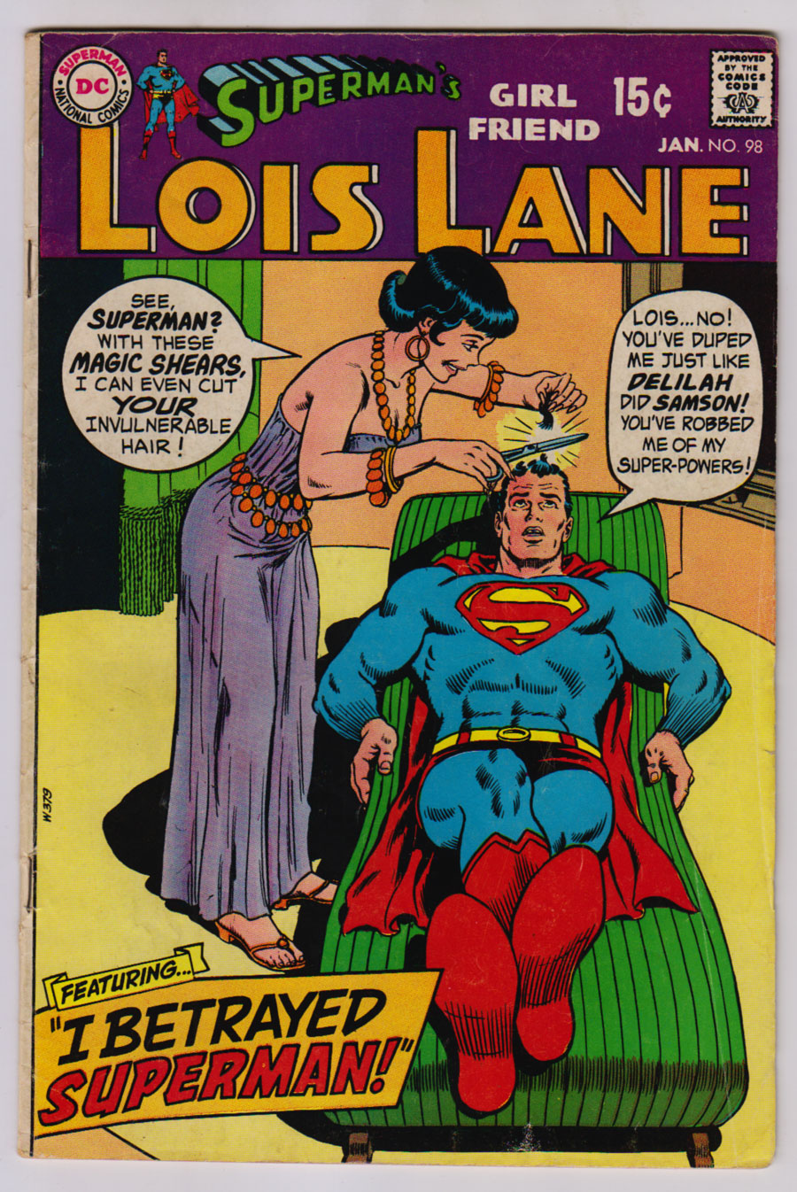 Front cover of SUPERMAN'S GIRLFRIEND LOIS LANE #98