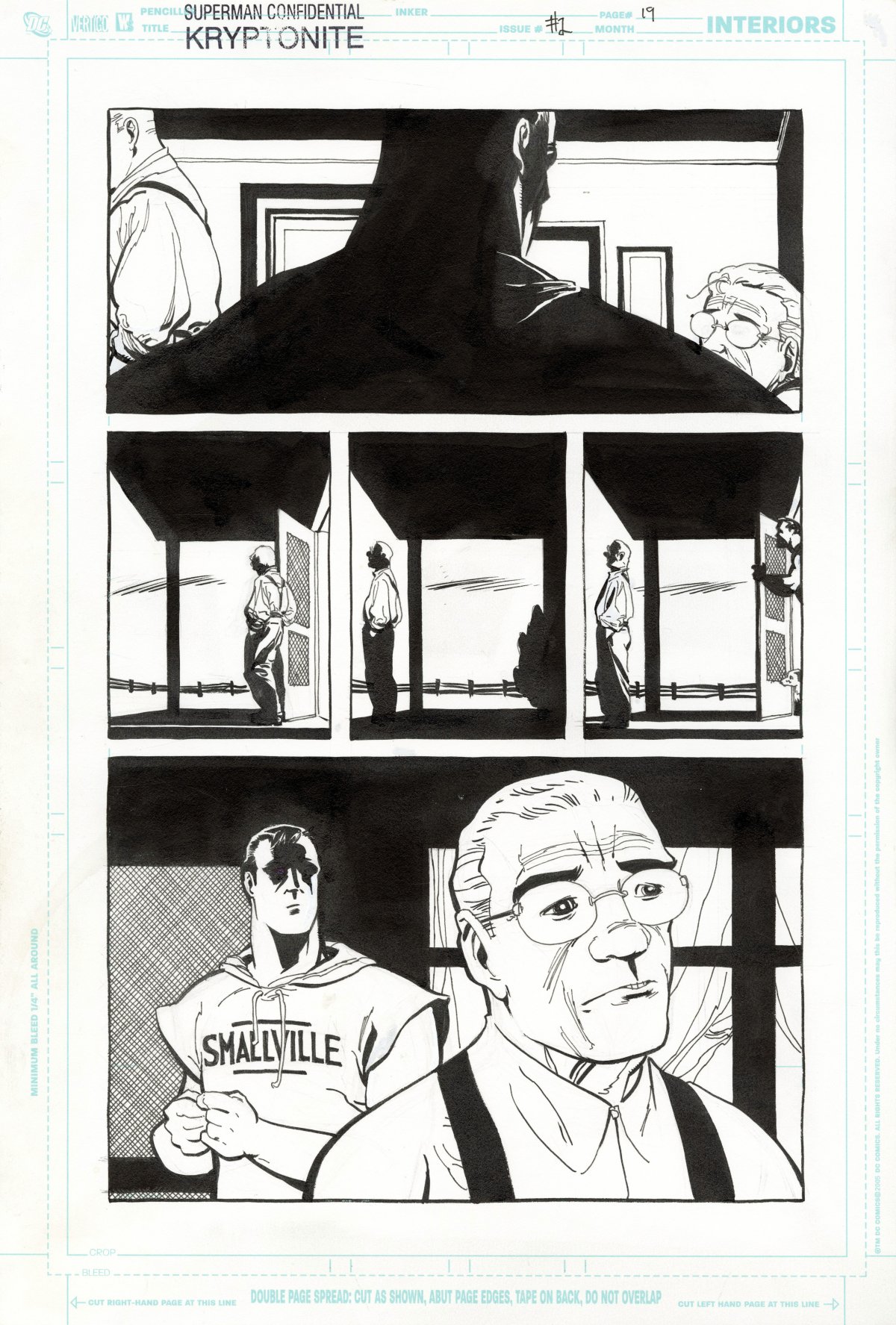 Front image of Sale, Tim - SUPERMAN CONFIDENTIAL #2 Interior Page