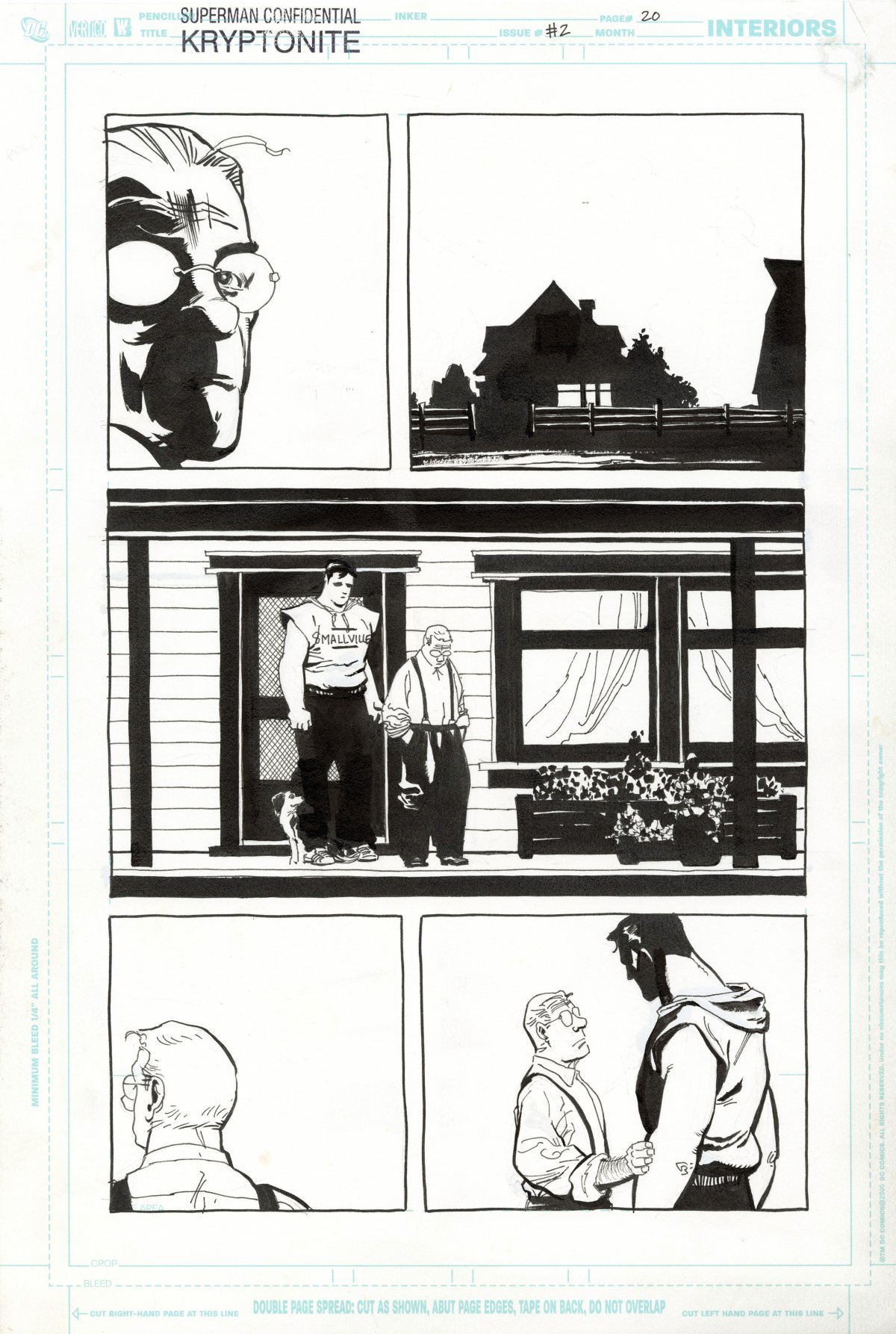Front image of Sale, Tim - SUPERMAN CONFIDENTIAL #2 Interior Page