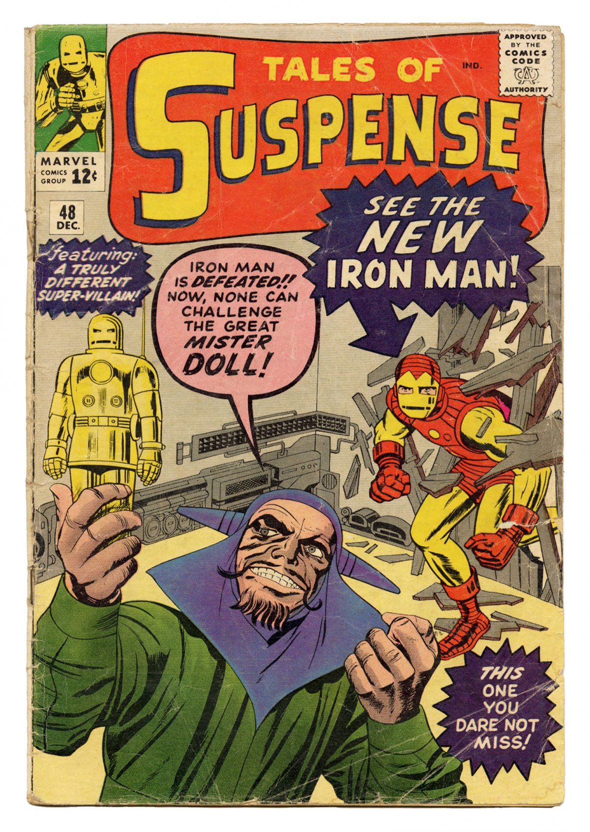 Front cover of TALES OF SUSPENSE (1959-68) #48