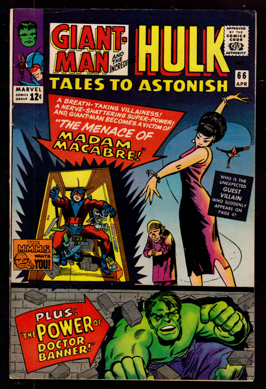 Front cover of TALES TO ASTONISH (1959-68) #66