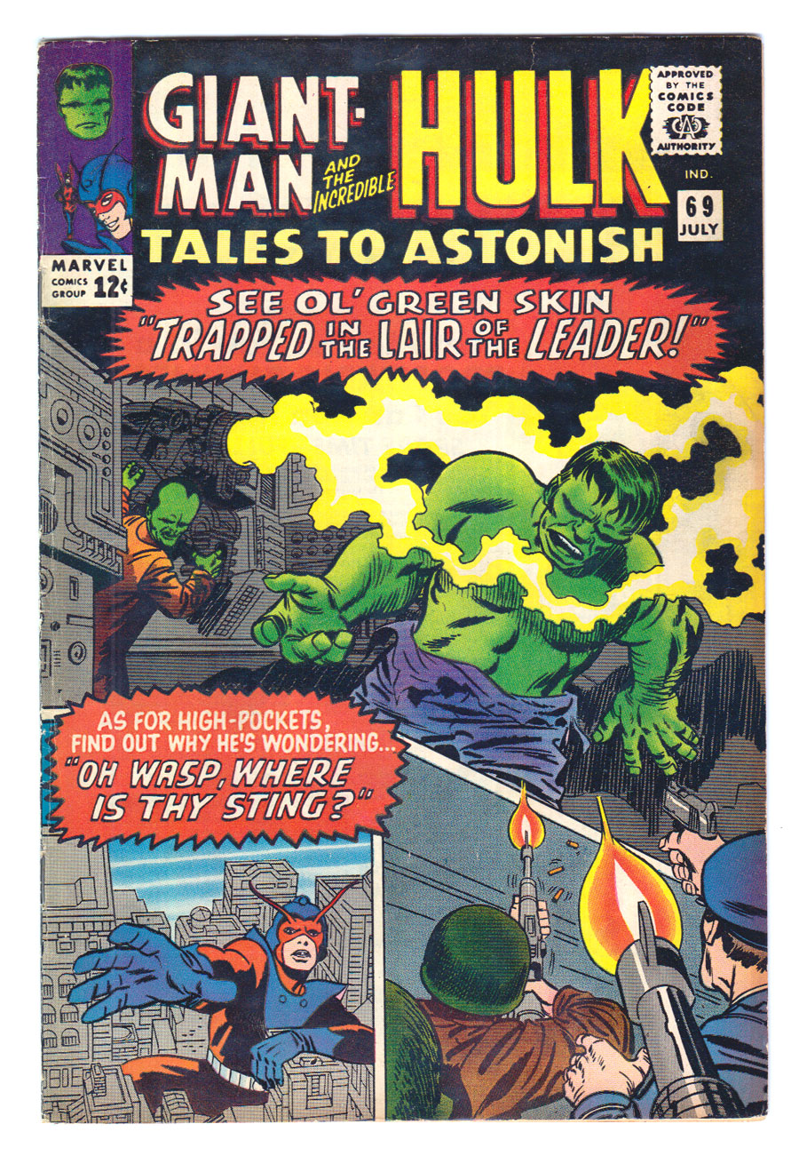 Front cover of TALES TO ASTONISH (1959-68) #69