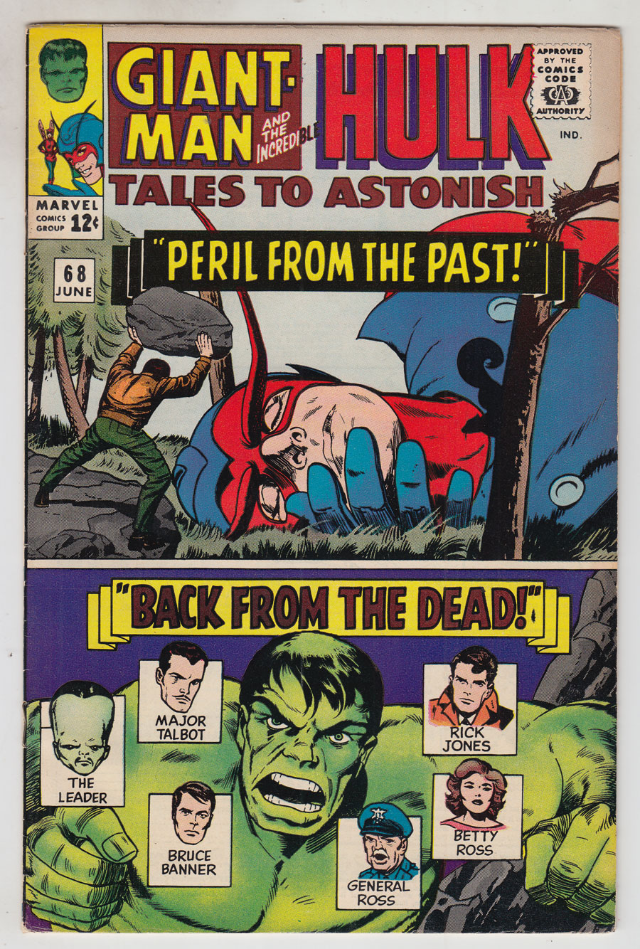 Front cover of TALES TO ASTONISH (1959-68) #68