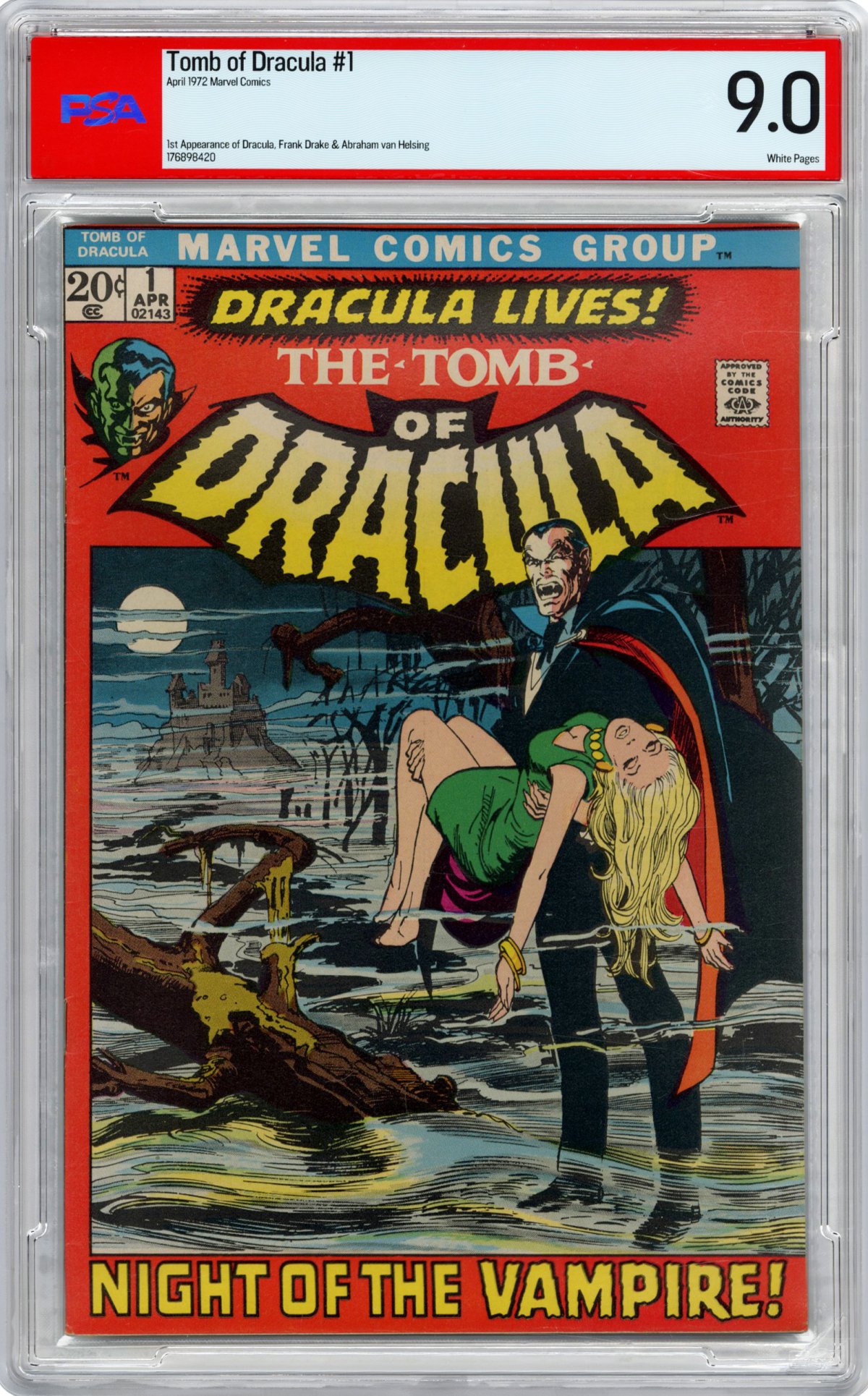 Front cover of TOMB OF DRACULA (1972-79) #1