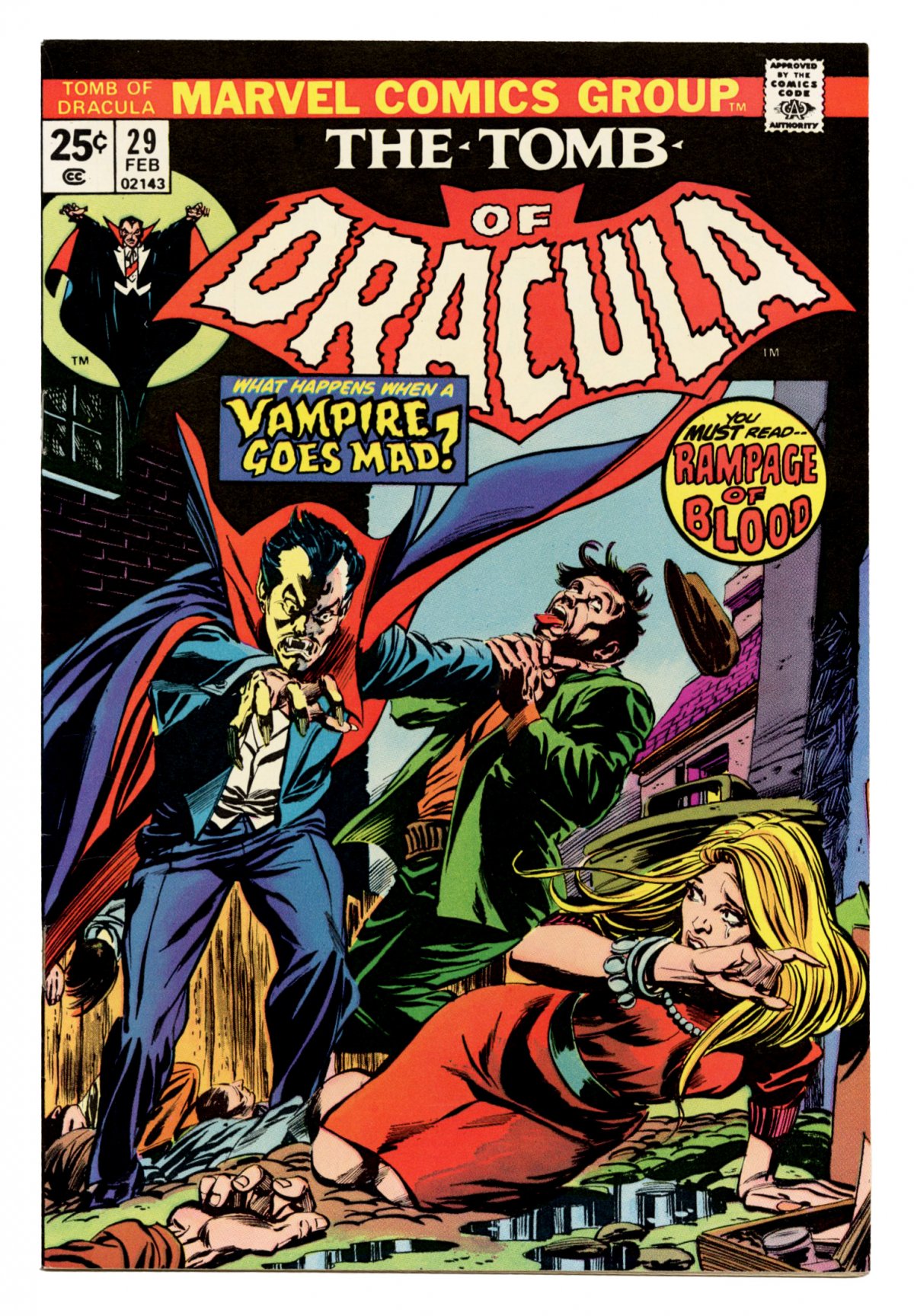 Front cover of TOMB OF DRACULA (1972-79) #29