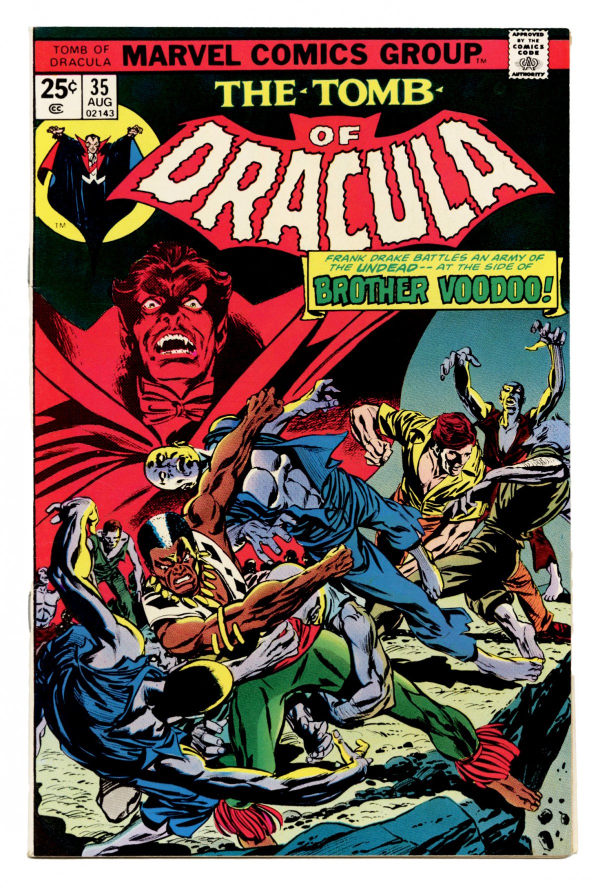 Front cover of TOMB OF DRACULA (1972-79) #35