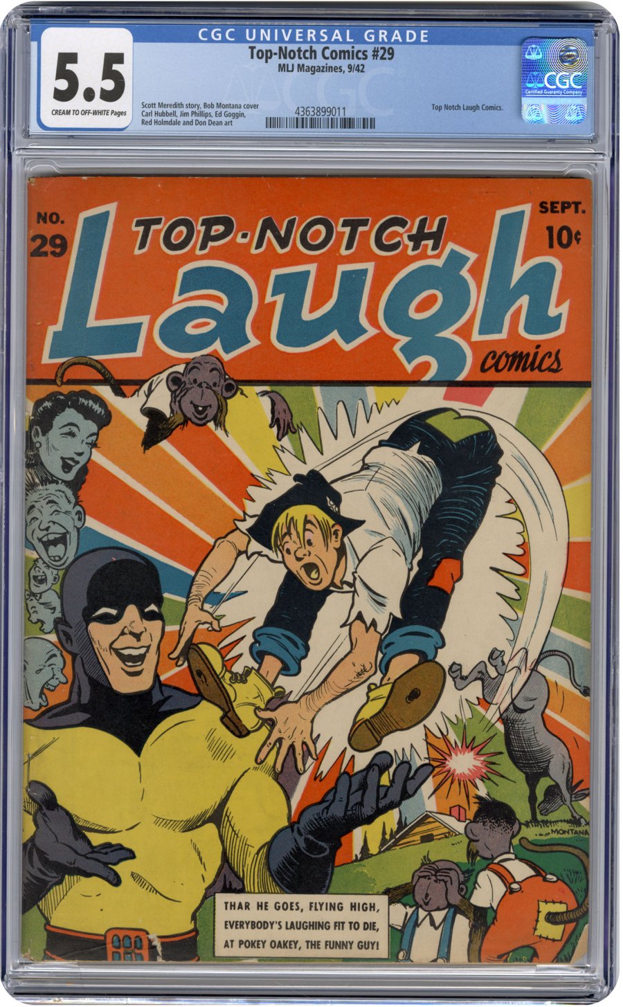 Front cover of TOP-NOTCH COMICS 1939-44 #29