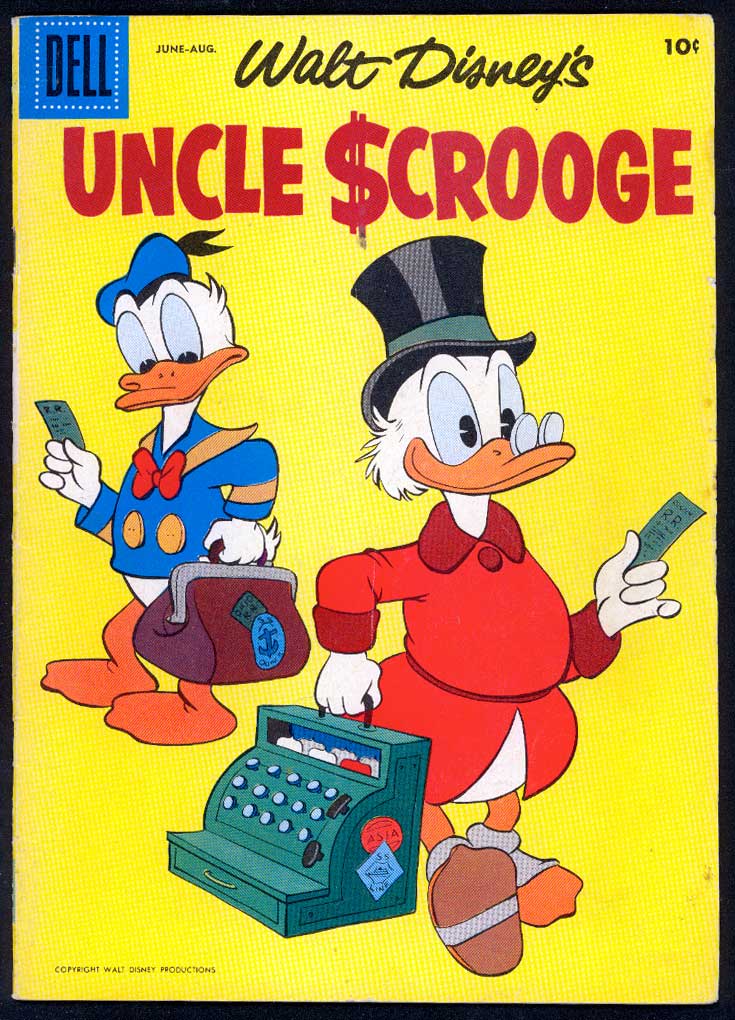 Front cover of UNCLE SCROOGE (1952-84) #22