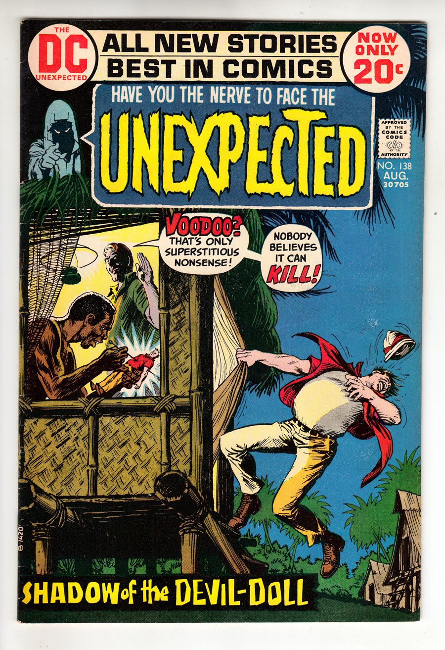 Front cover of UNEXPECTED, THE #138