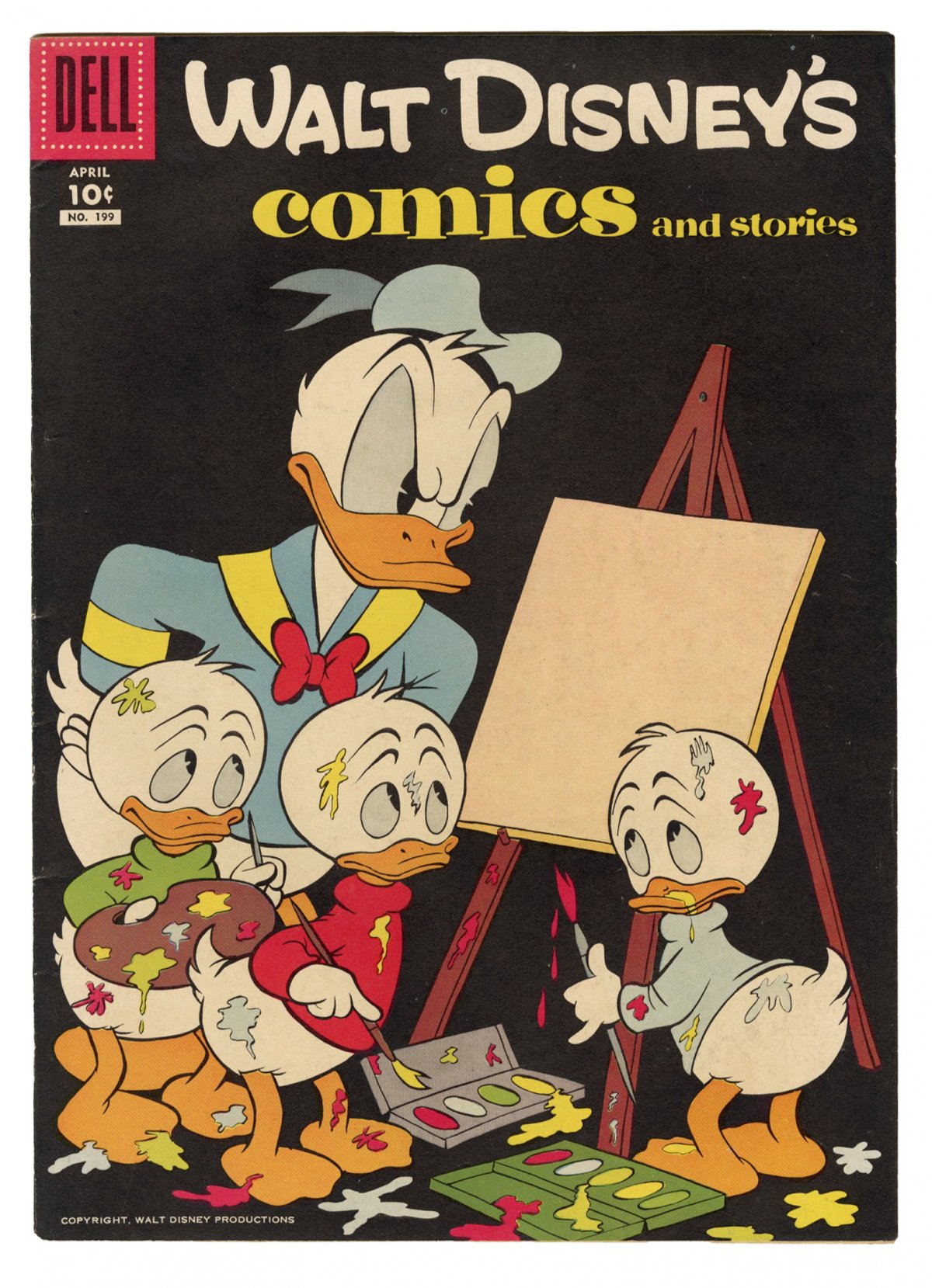 Front cover of WALT DISNEY'S COMICS & STORIES #199