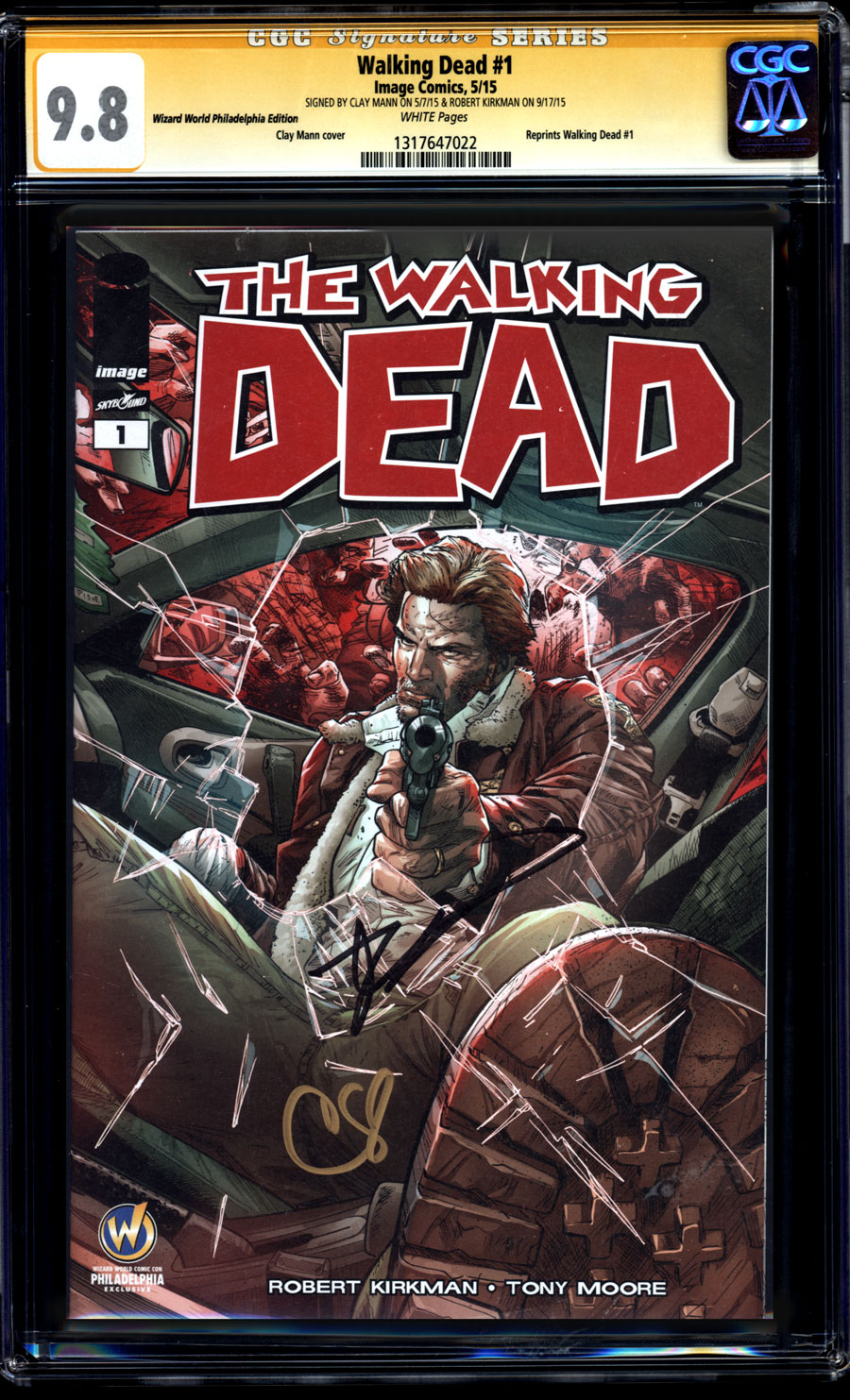 Walking Dead 8 CGC 9.8 2ND PRINT Robert Kirkman Charlie Adlard Tony Moore Cover