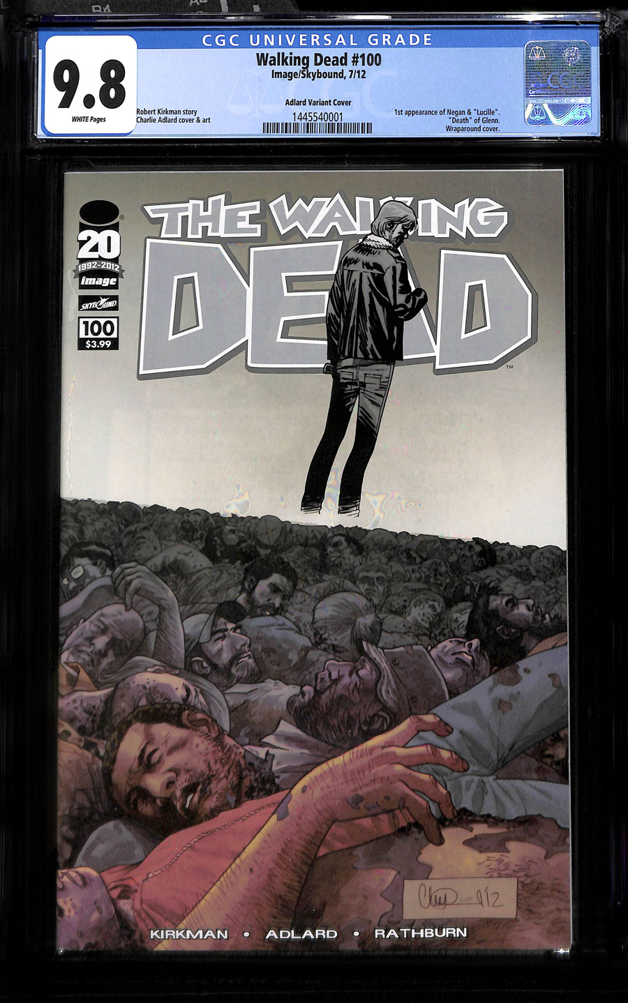 Metropolis Comics and Collectibles - WALKING DEAD #100 - CGC NMM: 9.8