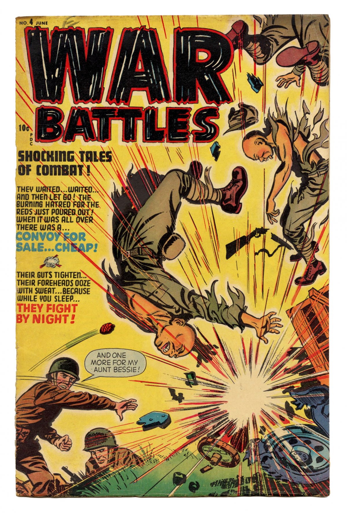 Front cover of WAR BATTLES #4