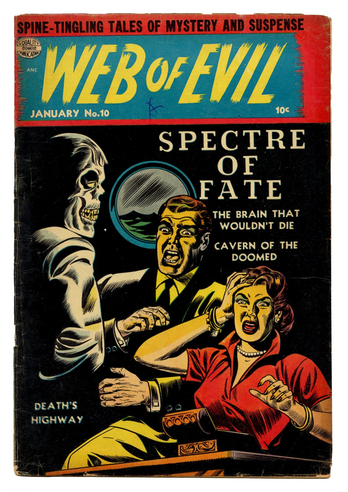 Front cover of WEB OF EVIL #10