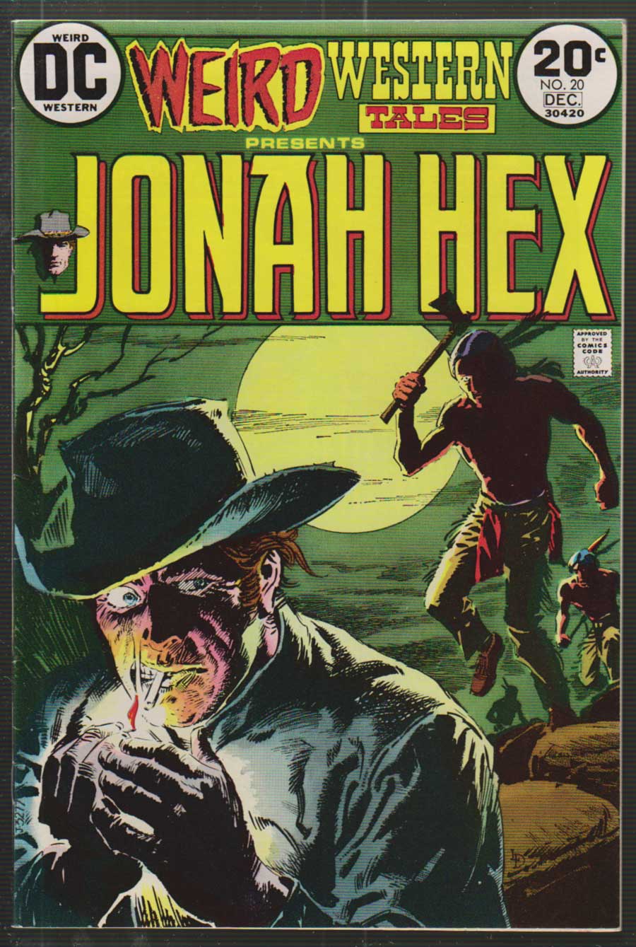 Front cover of WEIRD WESTERN TALES #20