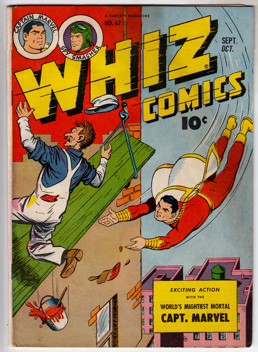 Front cover of WHIZ COMICS #67