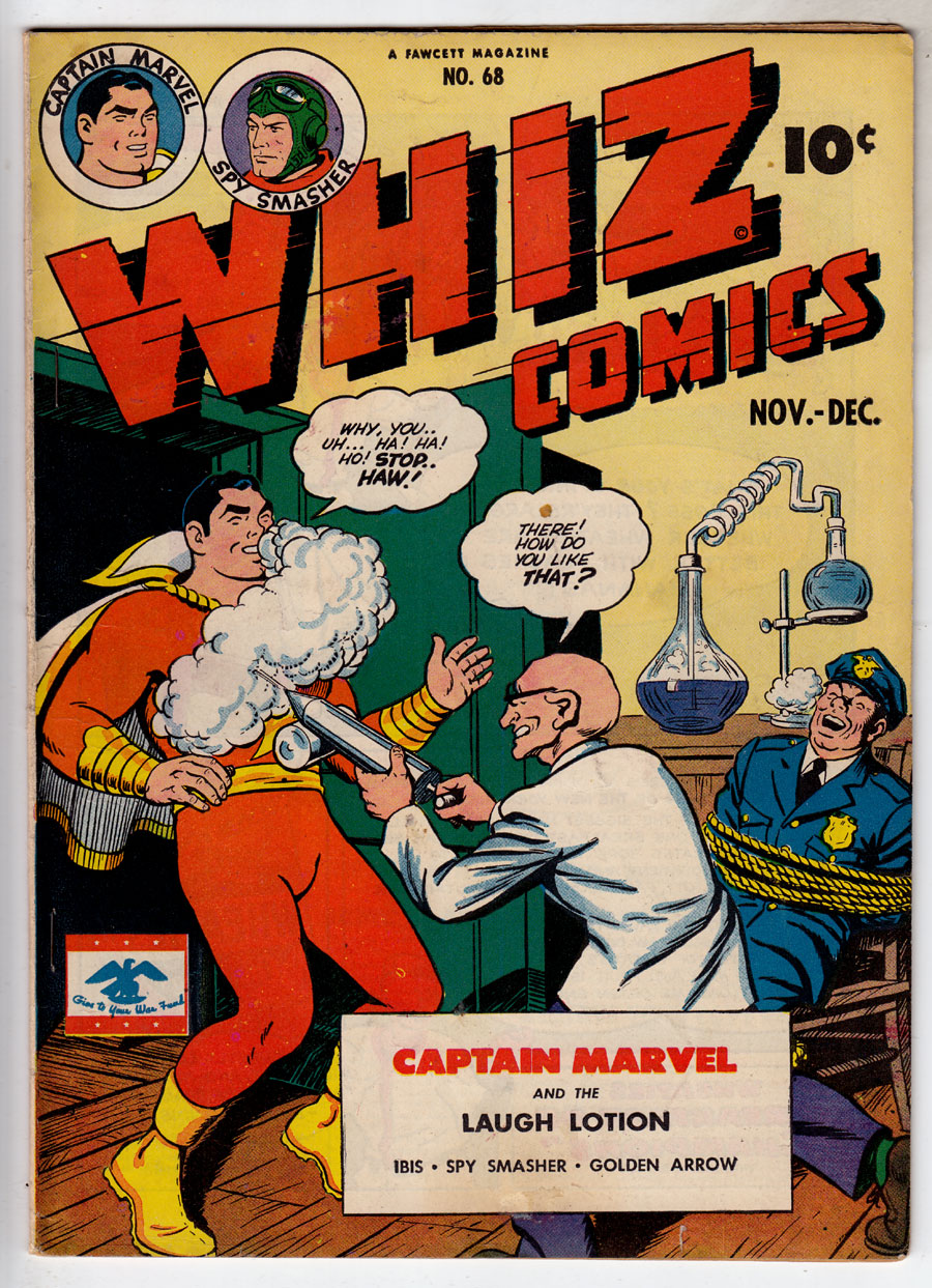Front cover of WHIZ COMICS #68