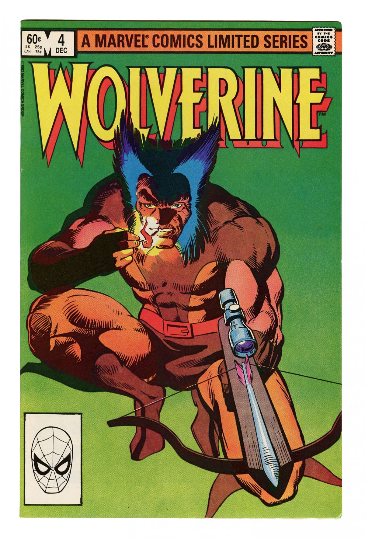 Front cover of WOLVERINE (1982) #4