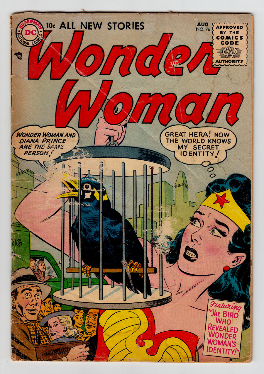 Front cover of WONDER WOMAN #76