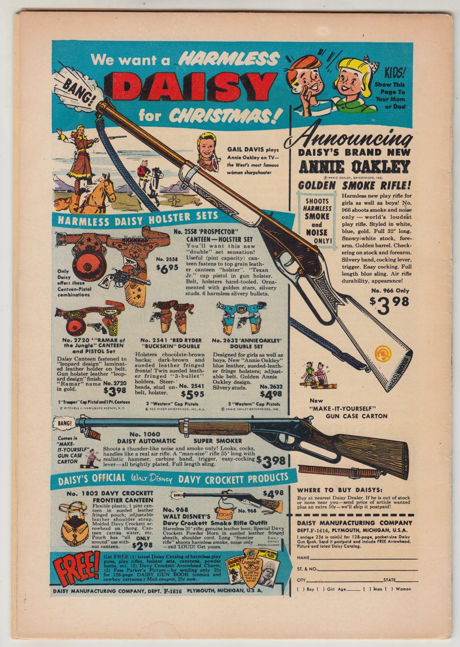 View back cover of WONDER WOMAN #79