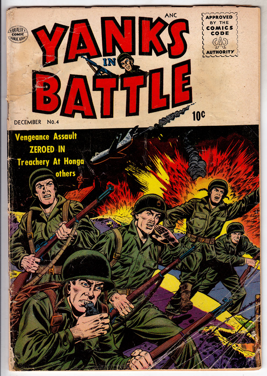 Front cover of YANKS IN BATTLE #4