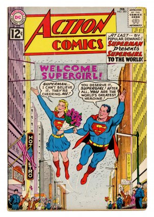 Front cover of ACTION COMICS (1938-2011) #285