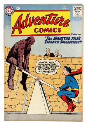 Front cover of ADVENTURE COMICS (1938-83) #274