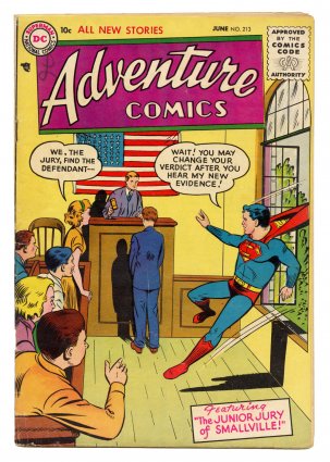 Front cover of ADVENTURE COMICS (1938-83) #213