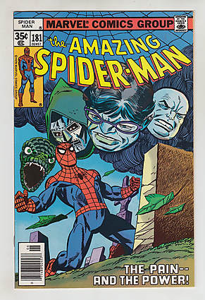 Front cover of AMAZING SPIDER-MAN (1963-98; 2003-13) #181