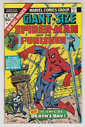 Front cover of AMAZING SPIDER-MAN GIANT-SIZE (1974-76) #4