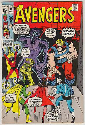 Front cover of AVENGERS, THE (1963-96;  2004) #91