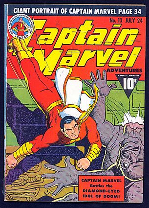 Front cover of CAPTAIN MARVEL ADVENTURES (1941-53) #13