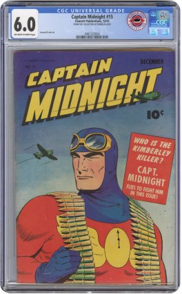 Front cover of CAPTAIN MIDNIGHT #15