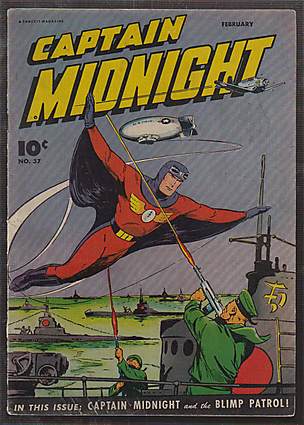 Front cover of CAPTAIN MIDNIGHT #37