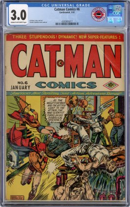 Front cover of CATMAN COMICS (1943-46) #6