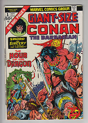 Front cover of CONAN GIANT SIZE (1974-75) #1