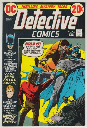 Front cover of DETECTIVE COMICS (1937-2011; 2016-) #430